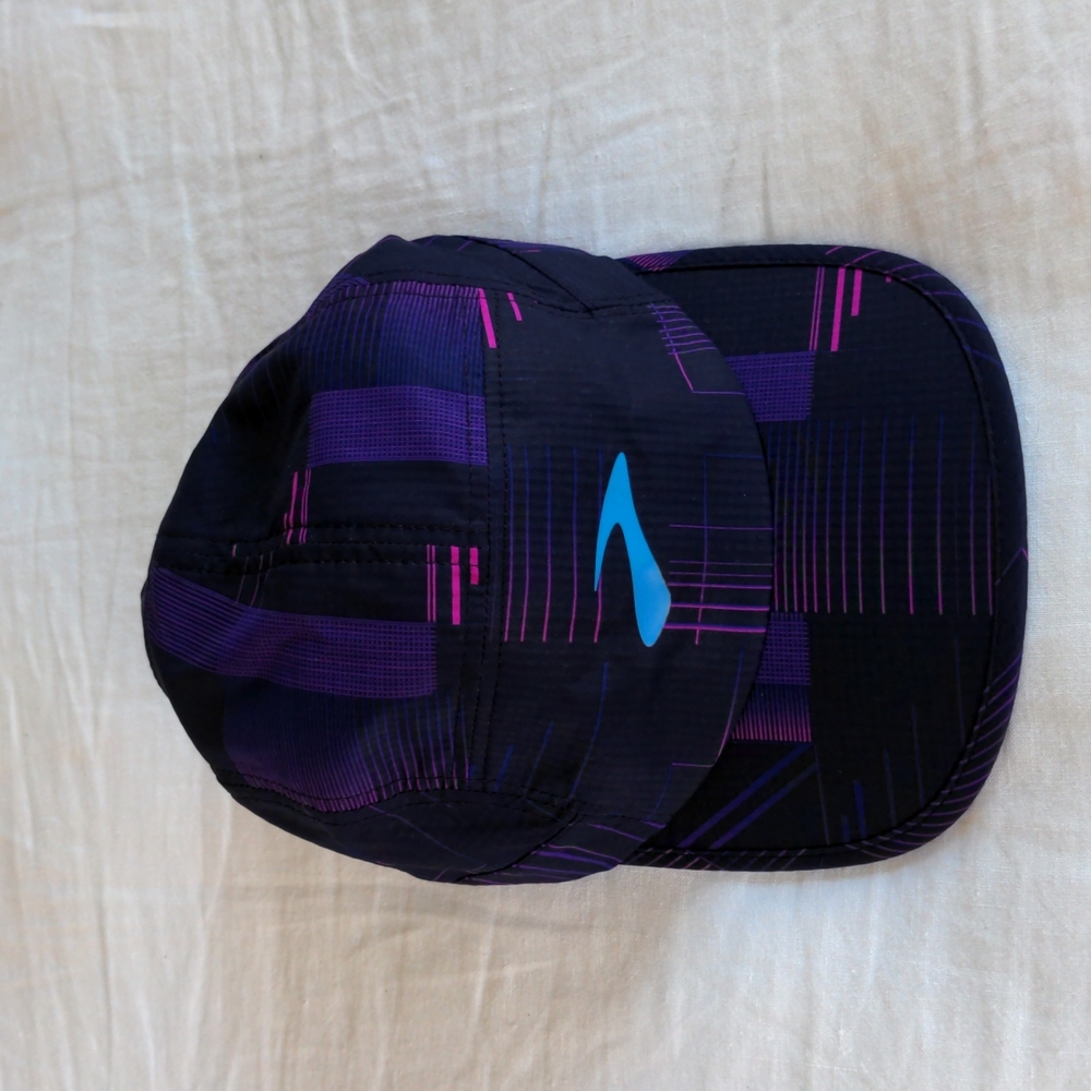 Brooks Propel Running Hat Matrix Navy Print